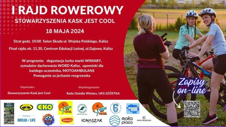 I Rajd Rowerowy Stowarzyszenia Kask Jest Cool